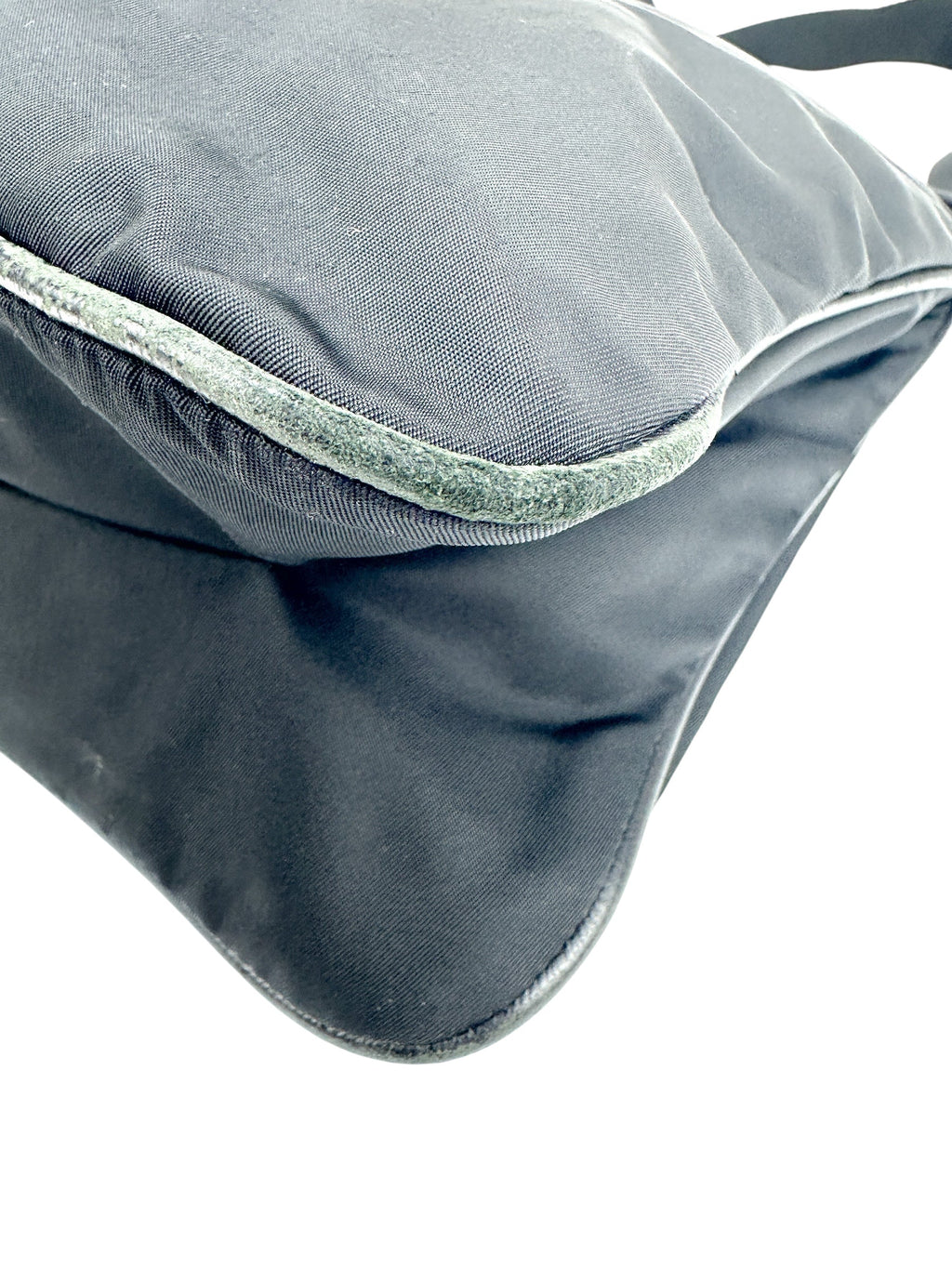 Prada Black Nylon Double Pouch Crossbody