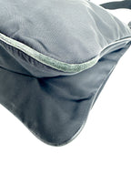 Prada Black Nylon Double Pouch Crossbody