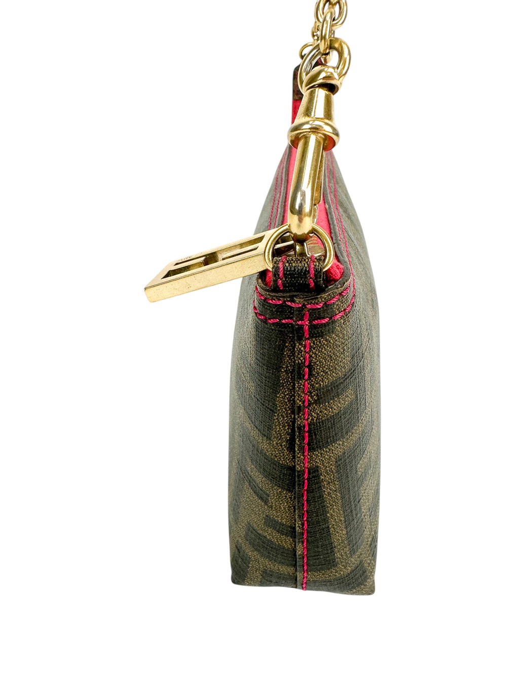 Fendi Zucca Coated Canvas Shoulder Bag