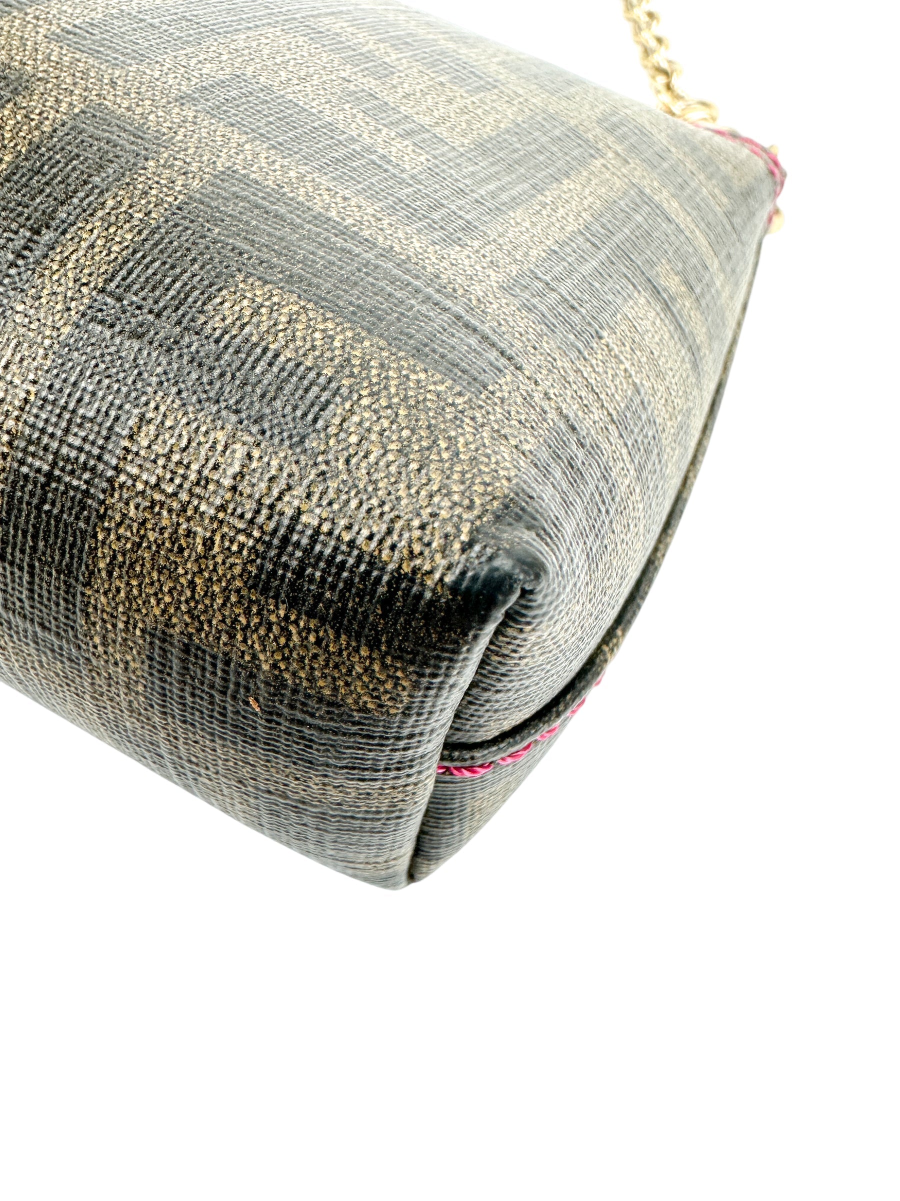 Fendi Zucca Coated Canvas Shoulder Bag