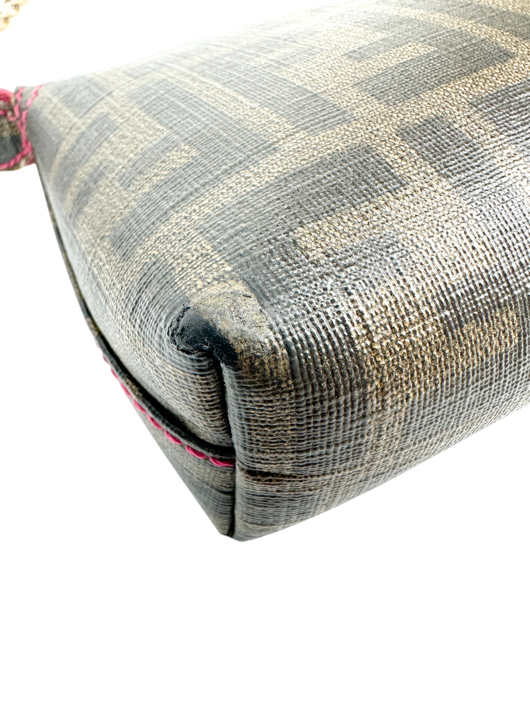 Fendi Zucca Coated Canvas Shoulder Bag