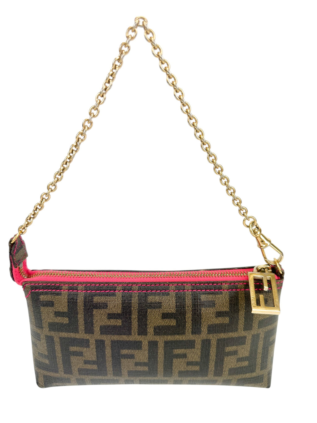 Fendi Zucca Coated Canvas Shoulder Bag