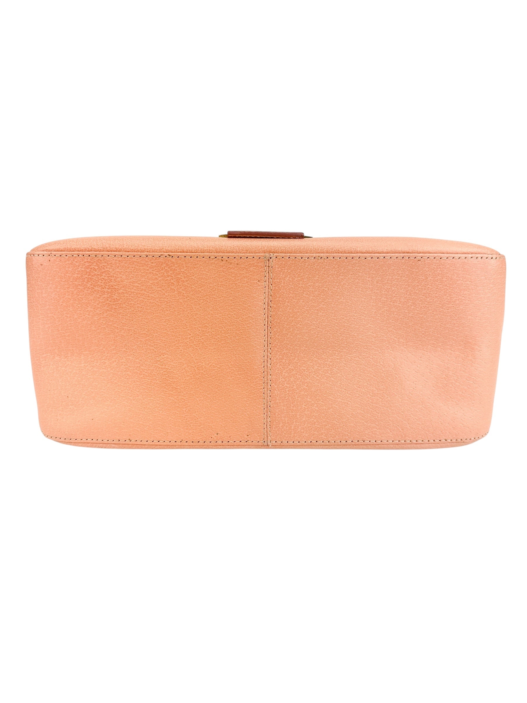 Fendi Pink Leather Mama Baguette Bag