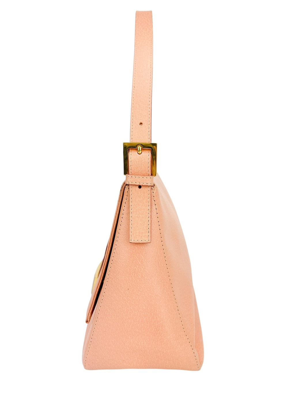 Fendi Pink Leather Mama Baguette Bag