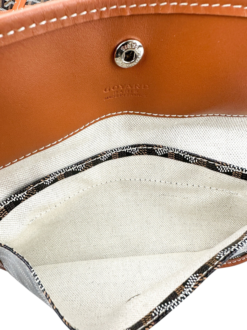 Goyard Black Goyardine Saint Louis PM Tote W/ Pouch