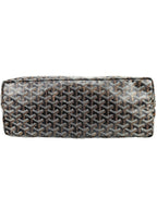 Goyard Black Goyardine Saint Louis PM Tote W/ Pouch