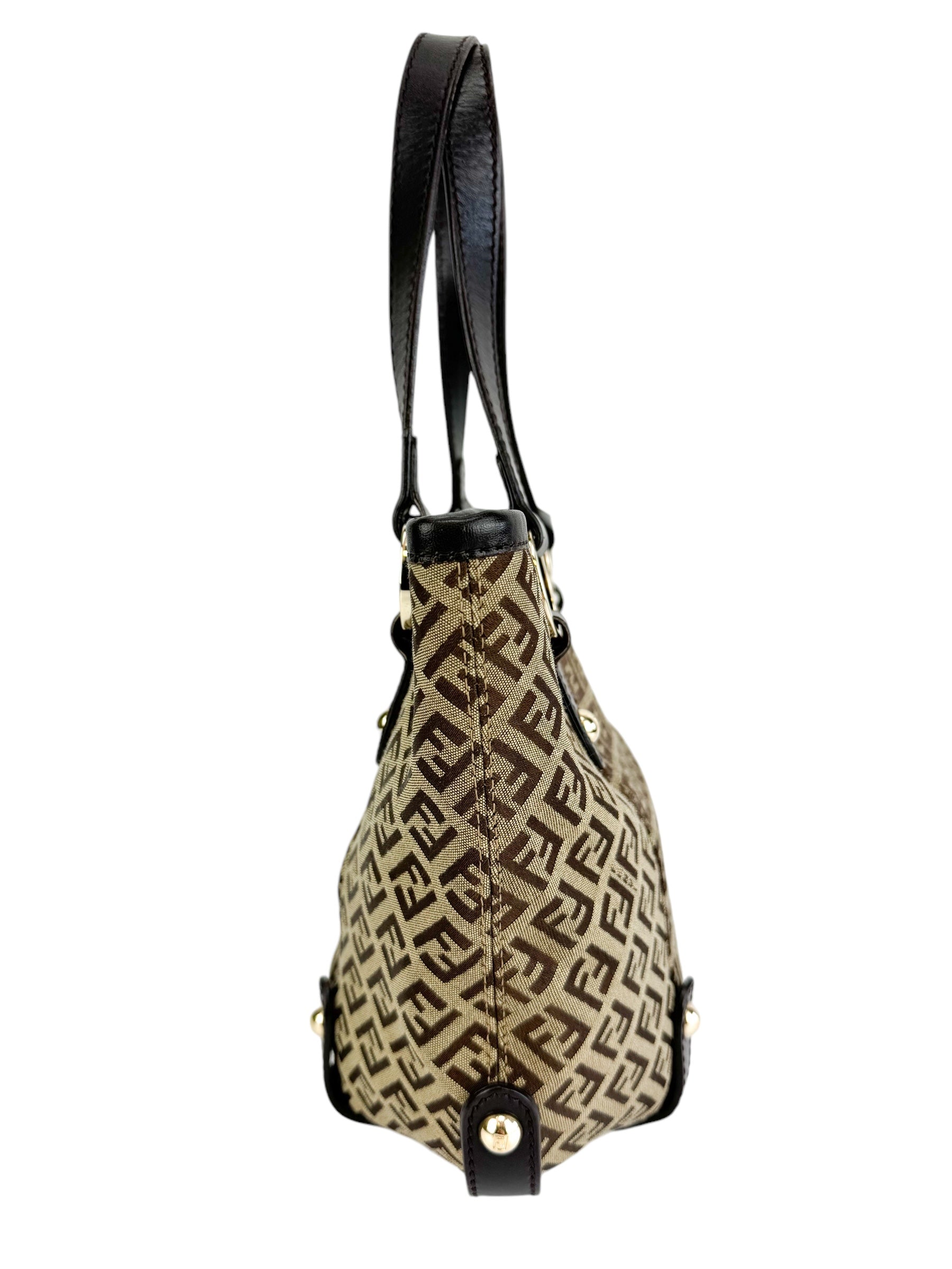 Fendi Khaki Zucchino Bag