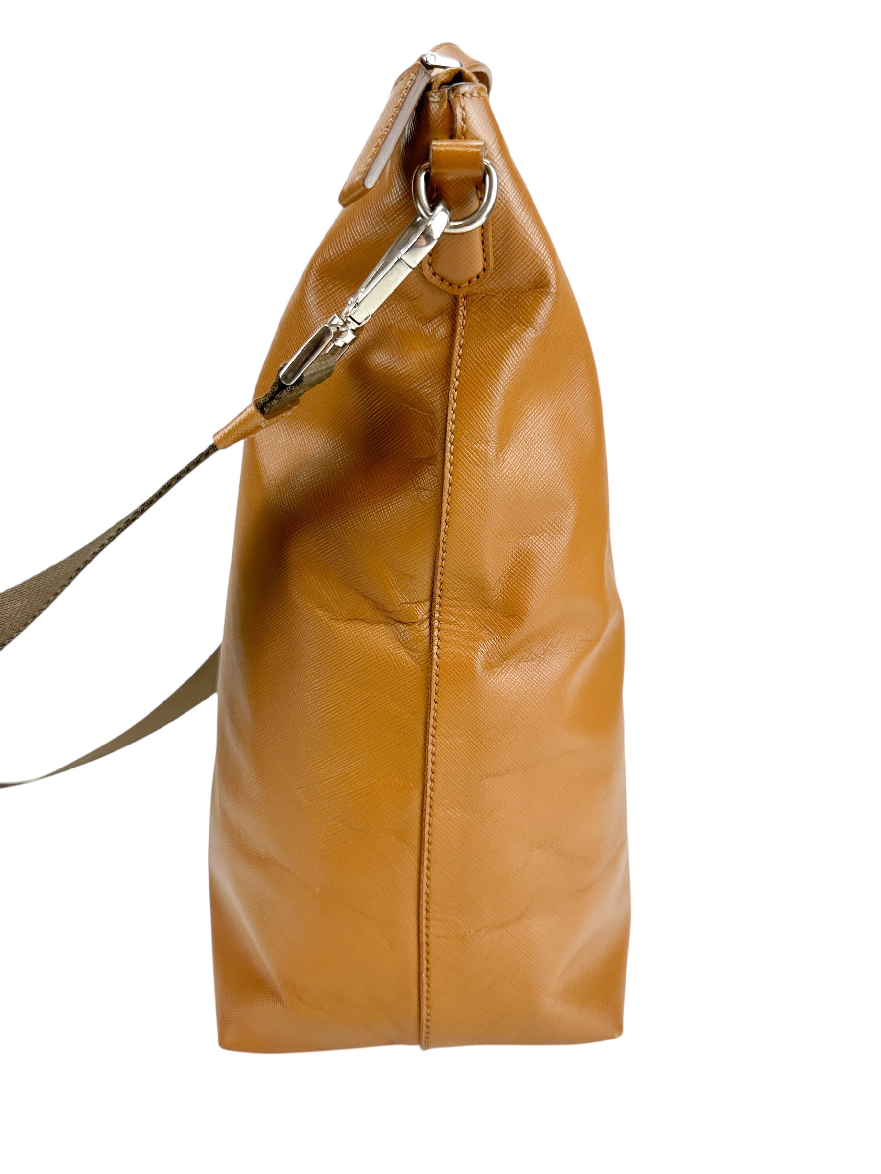 Prada Tan Leather Bag w/ Strap