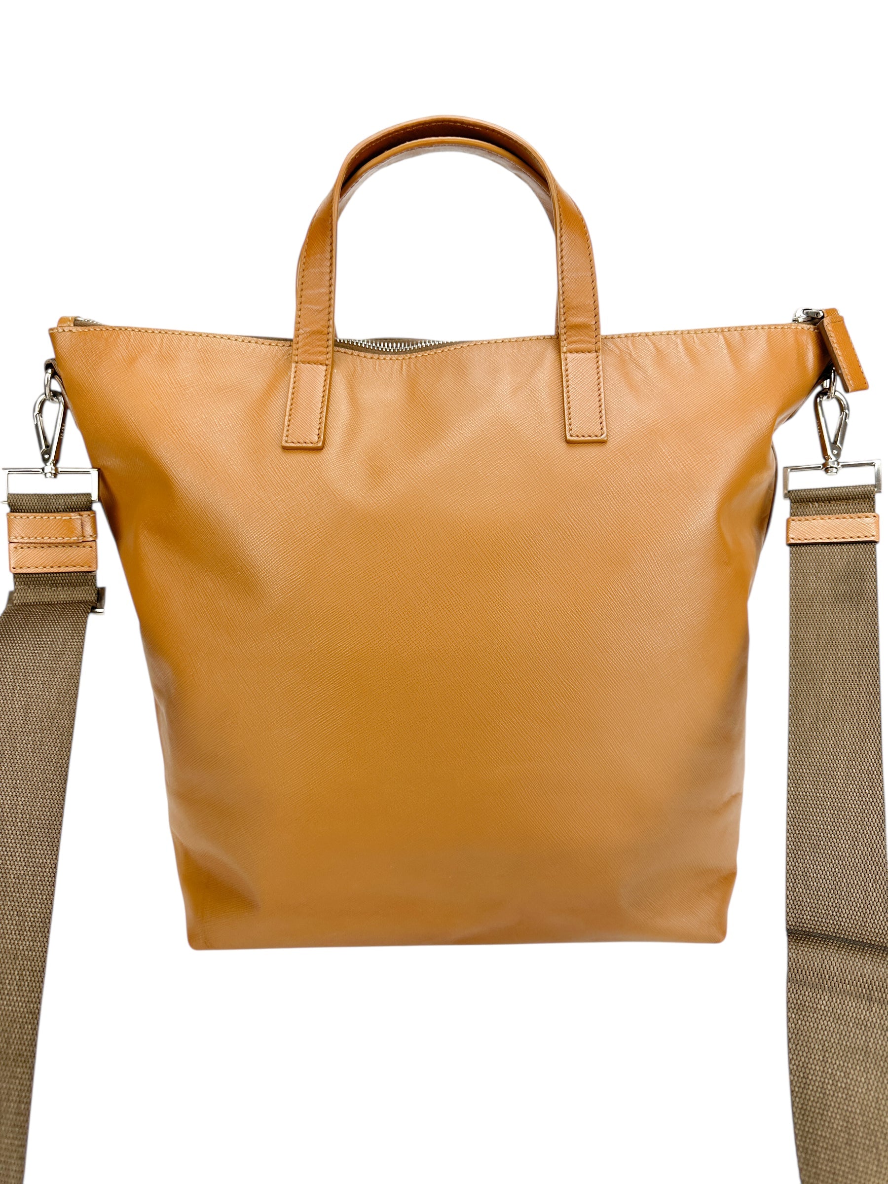 Prada Tan Leather Bag w/ Strap