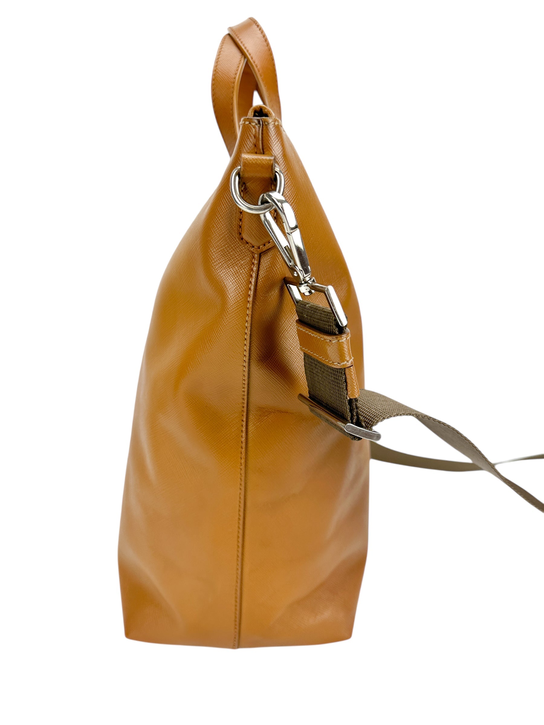 Prada Tan Leather Bag w/ Strap