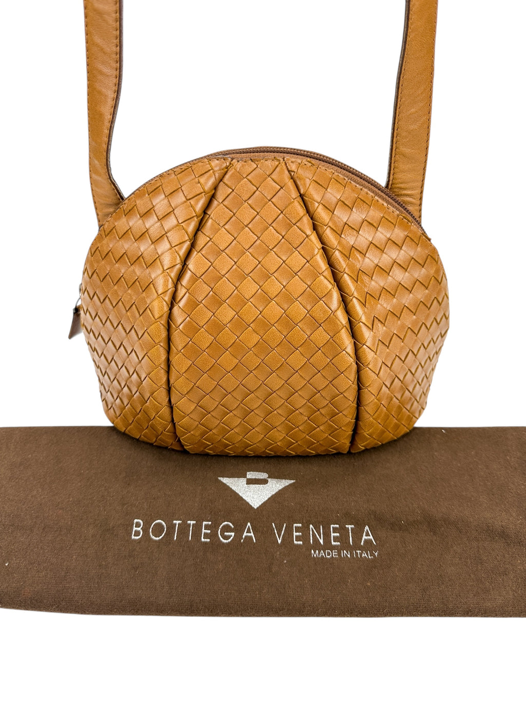 Bottega Veneta Brown Intrecciato Bag