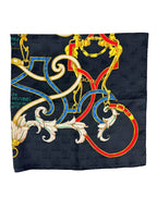 Hermès Black 90cm Scarf