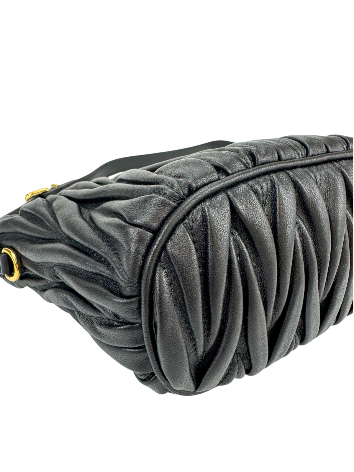 Miu Miu Black Nappa Wander Mini Bag