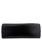 Gucci Black Leather Bamboo Bag