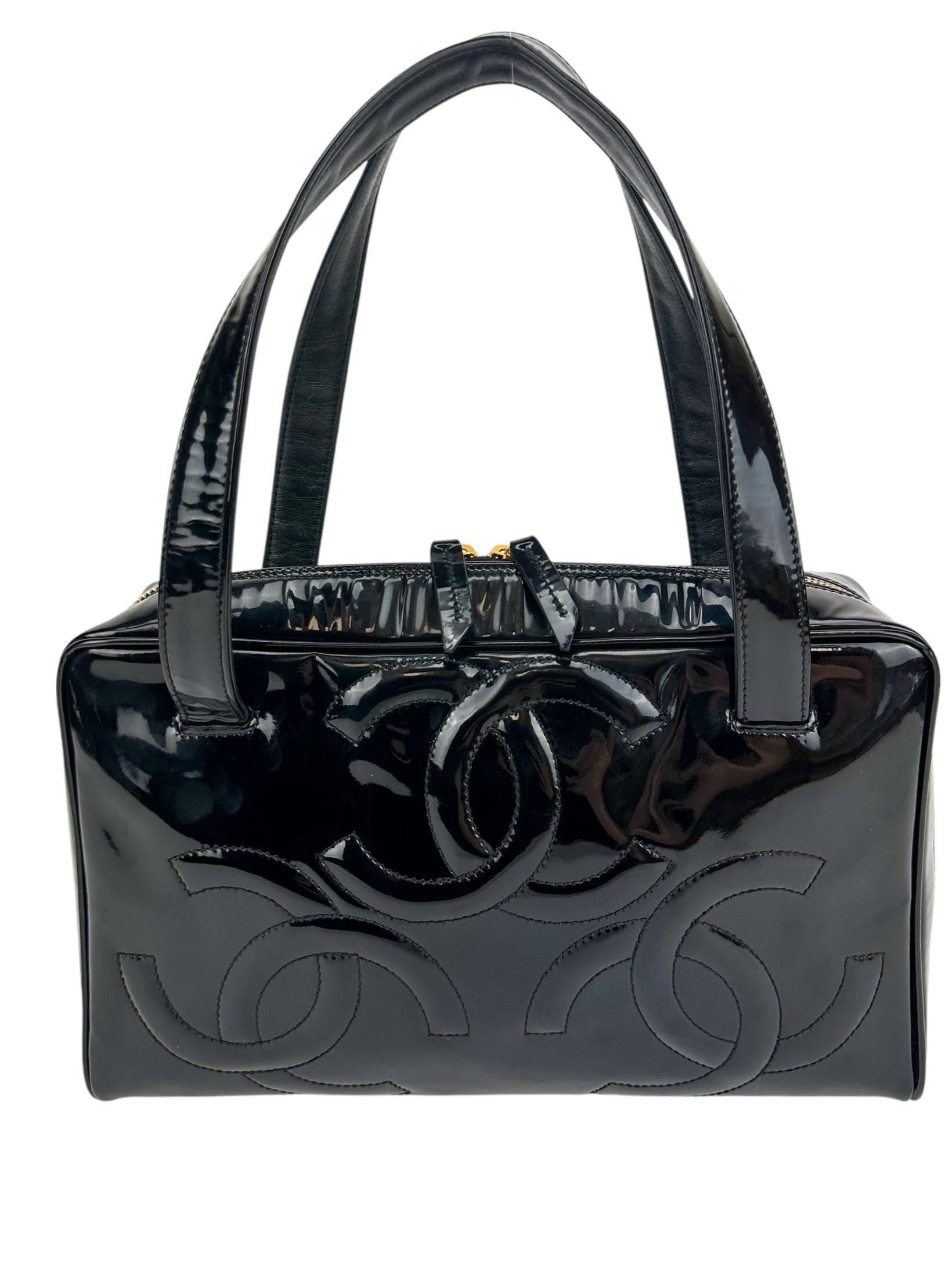 Chanel Black Patent Coco Bag