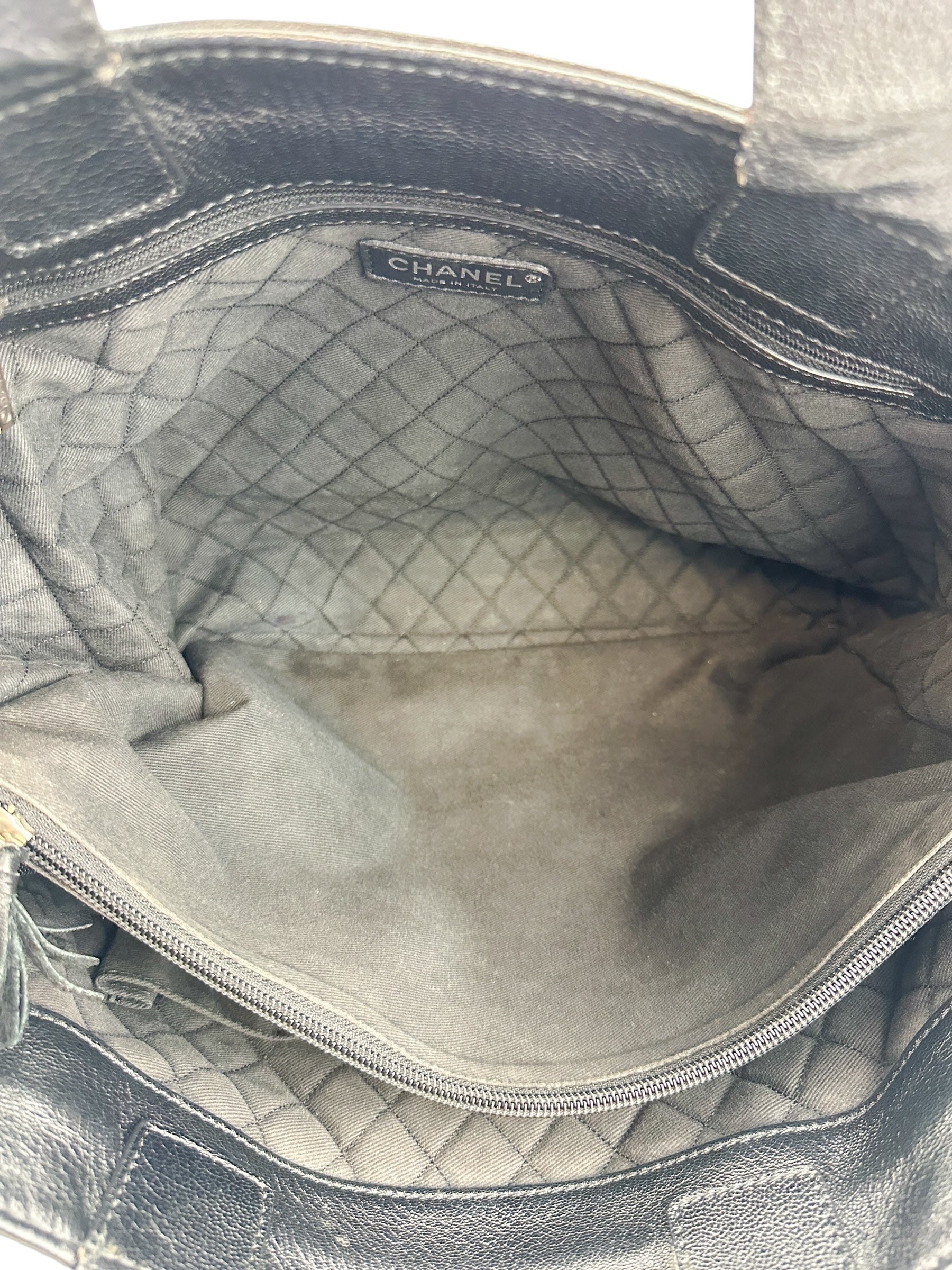 Chanel Coco Black Leather Tote