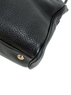 Gucci Black Medium Bamboo Shopper Tote