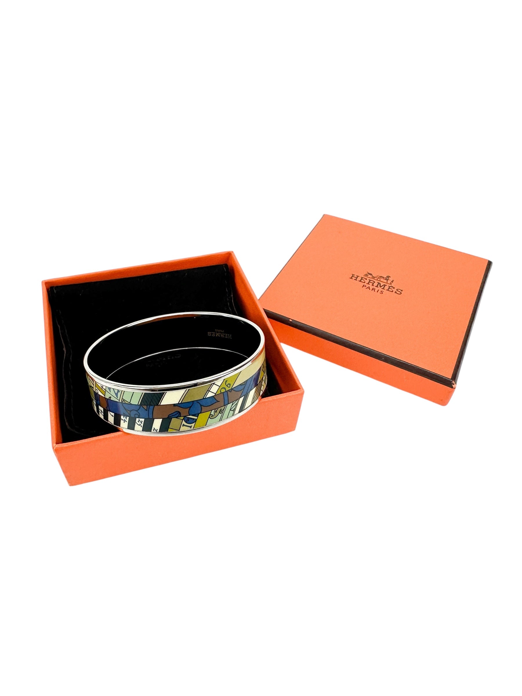 Hermès Wide Astrology Enamel Bangle