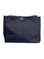 Hermès Black Toile and Leather XL Herbag W/ Spare Bag