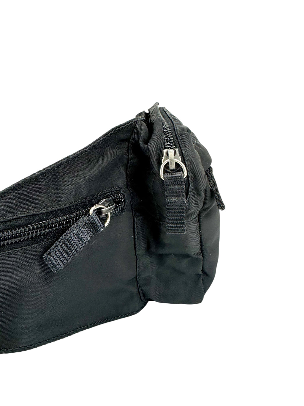 Prada Black Nylon Bum Bag