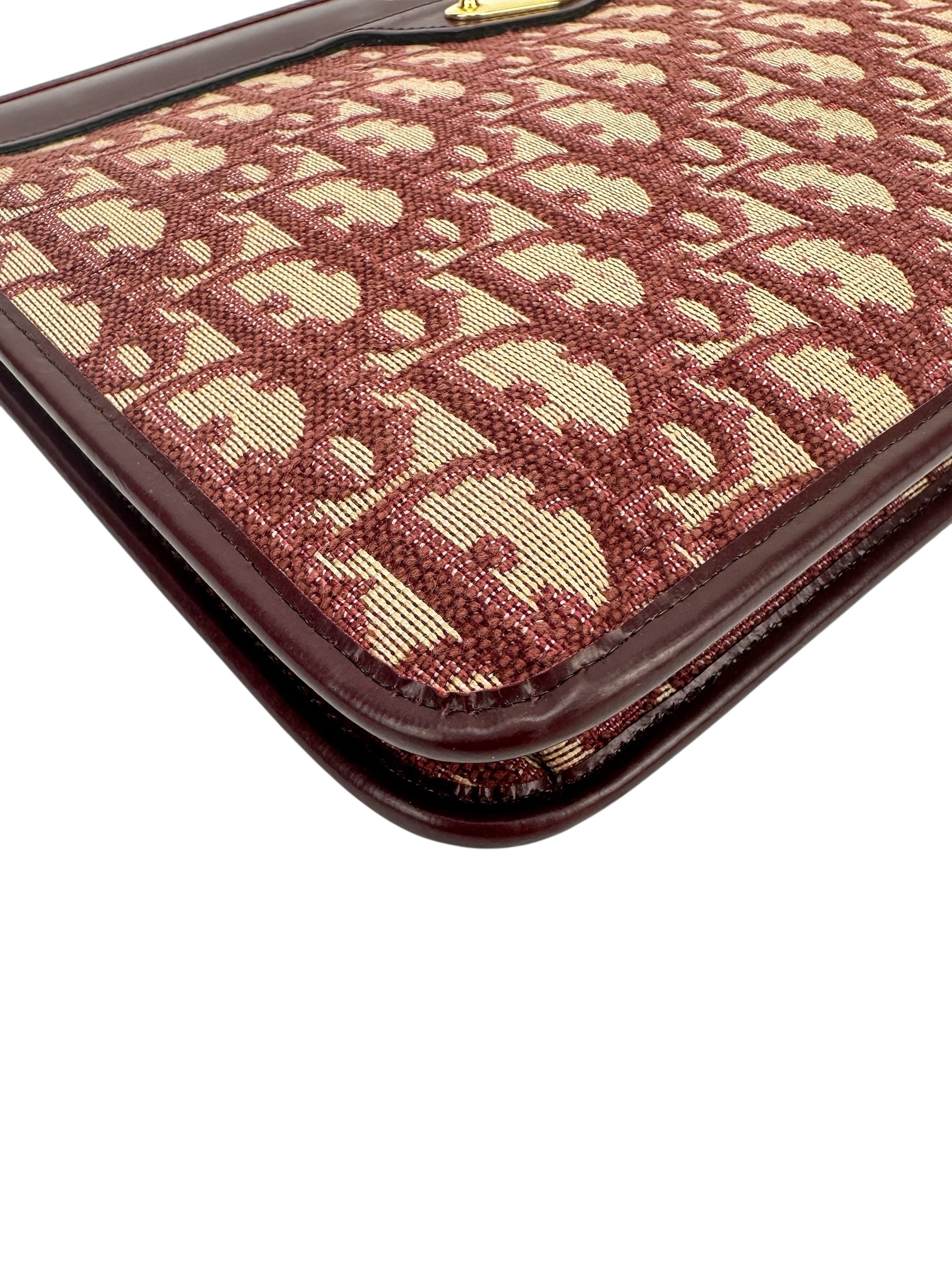 Christian Dior Bordeaux Vintage Clutch