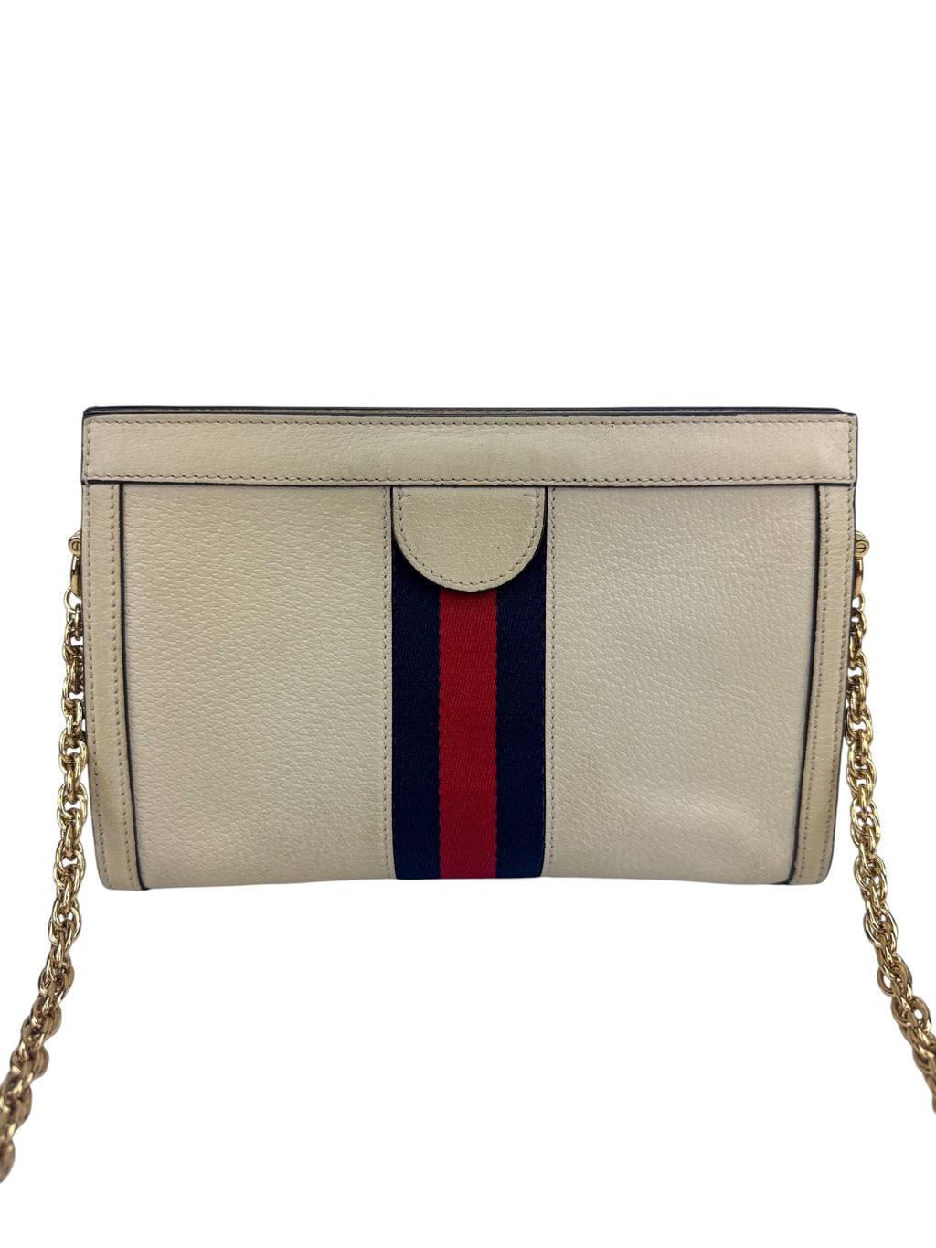 Gucci Ivory Ophidia Leather Shoulder Bag