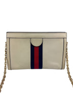 Gucci Ivory Ophidia Leather Shoulder Bag