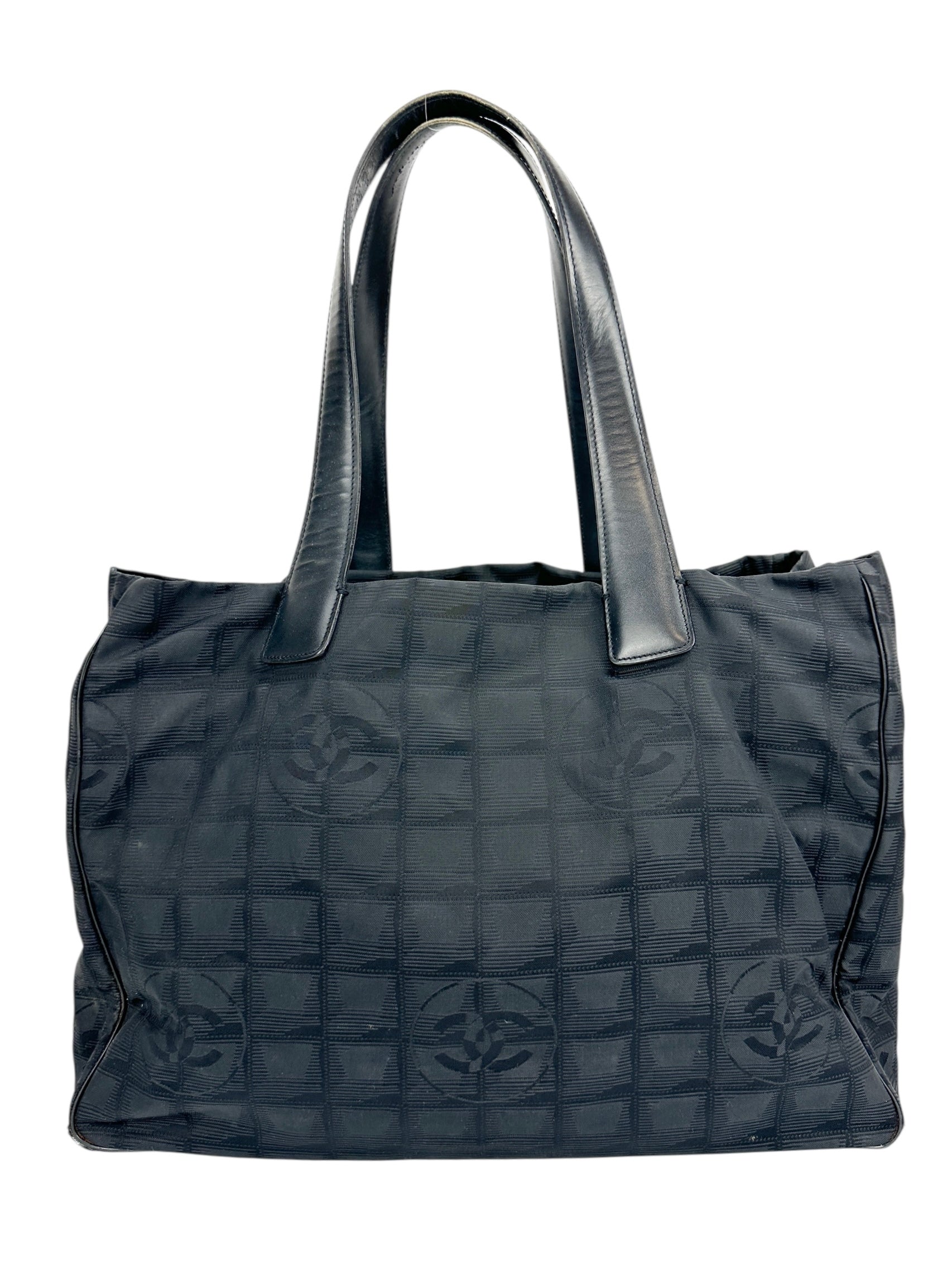 Chanel Black Travel Line Tote