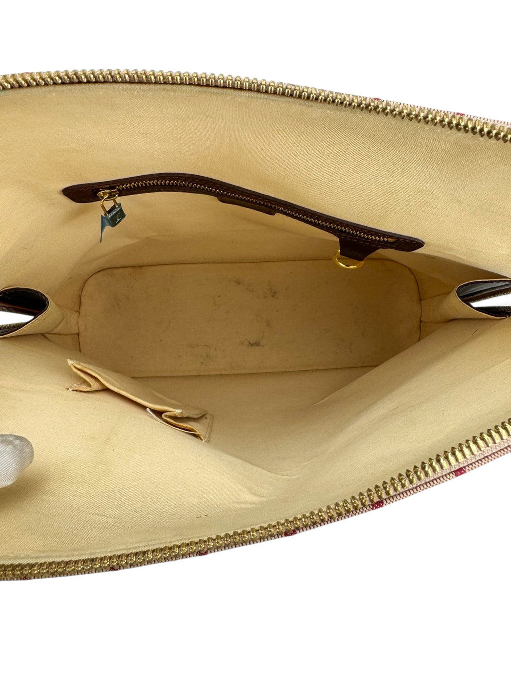 Louis Vuitton Red Mini Lin Haut Alma