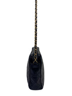 Chanel Vintage Black Quilted Camera Bag