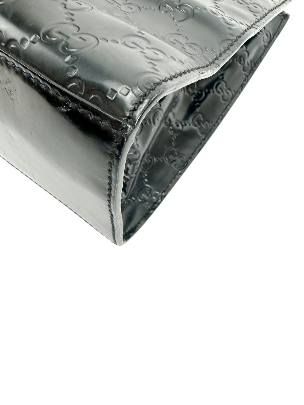 Gucci Black Guccissima Shoulder Bag