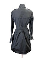 Burberry Black Trench Coat Size 40