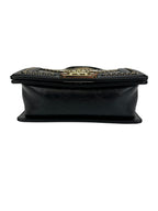 Chanel Black Leather Embellished Small Boy Bag
