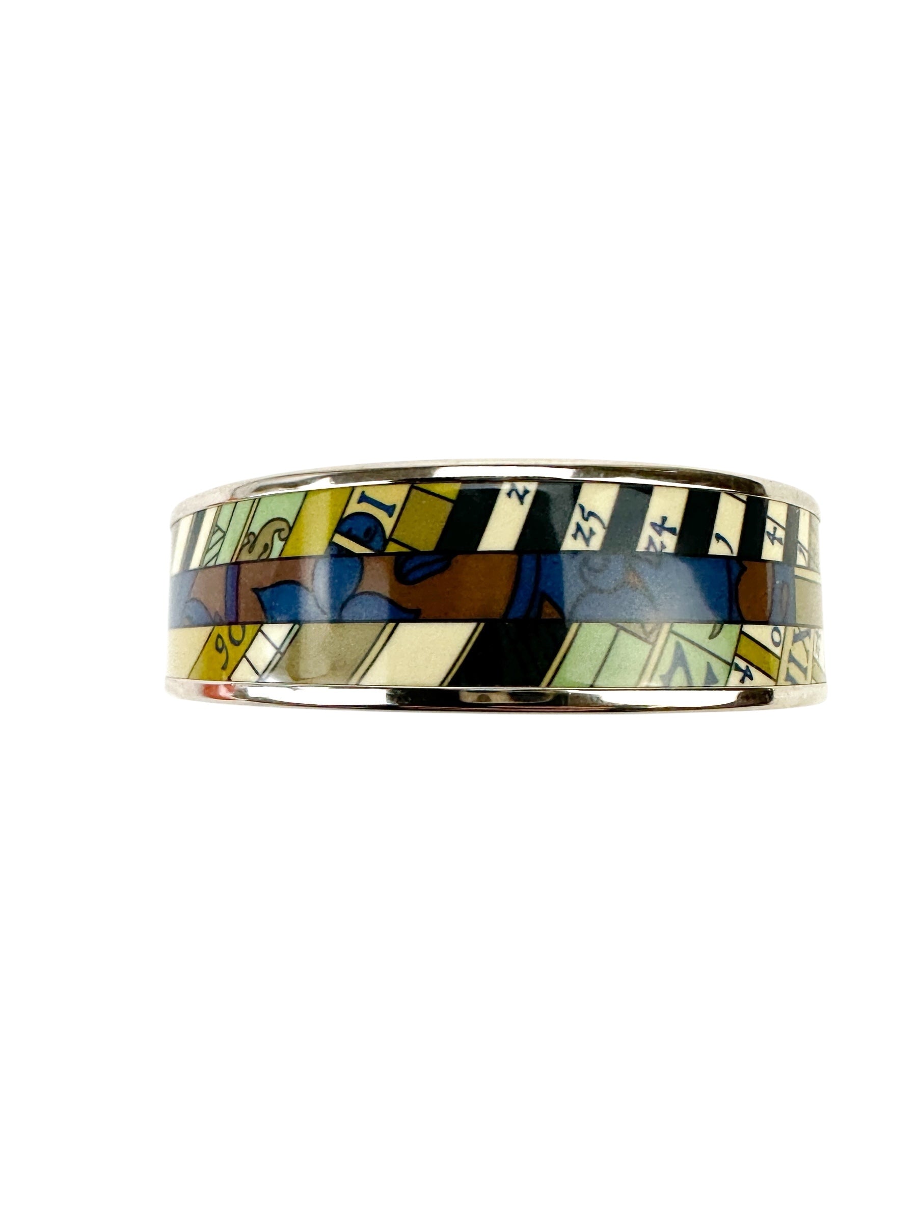 Hermès Wide Astrology Enamel Bangle