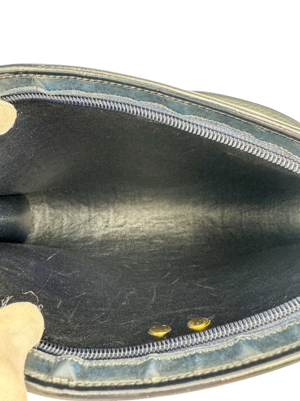 Christian Dior Navy Oblique Shoulder Bag