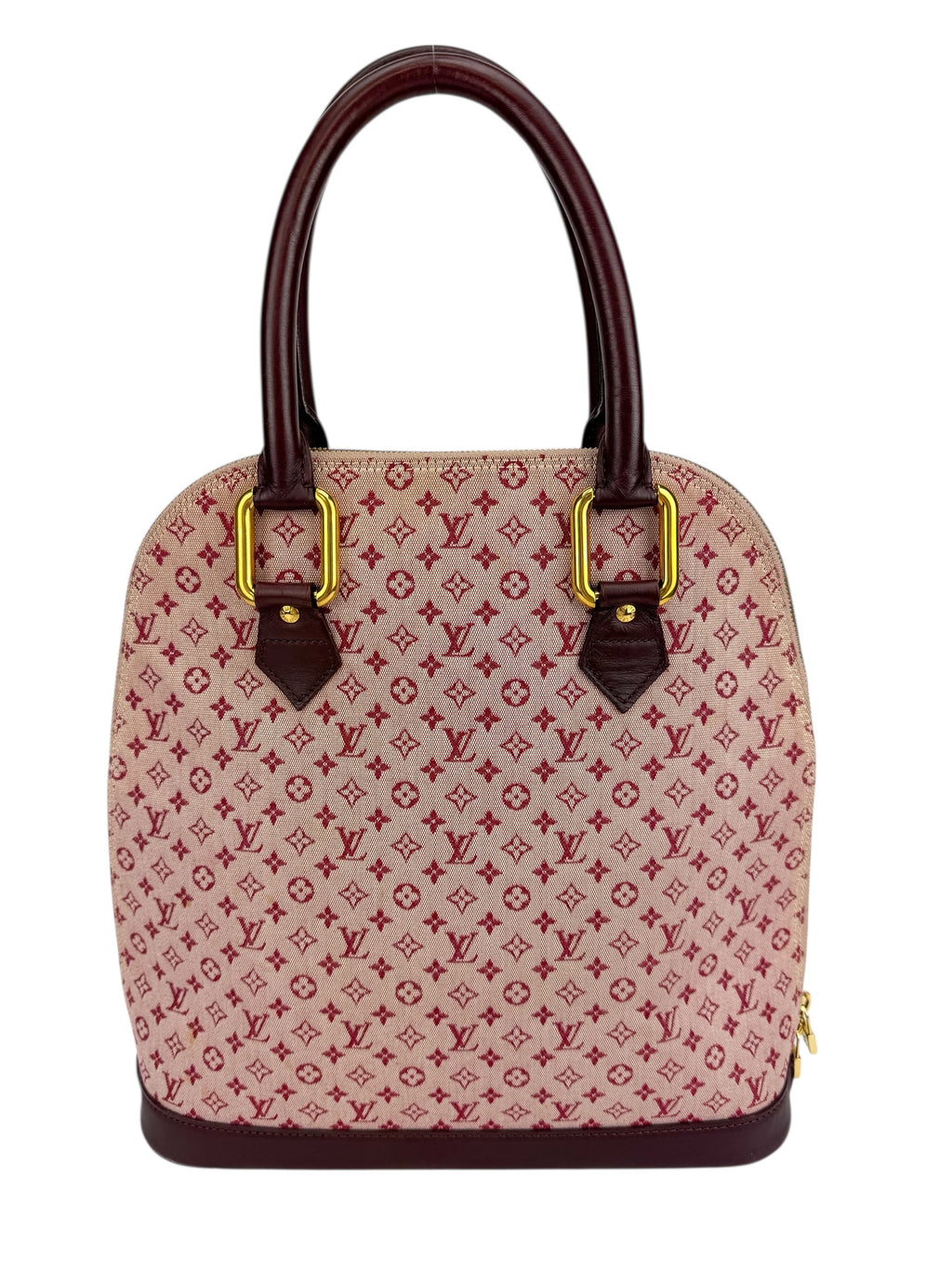 Louis Vuitton Red Mini Lin Haut Alma