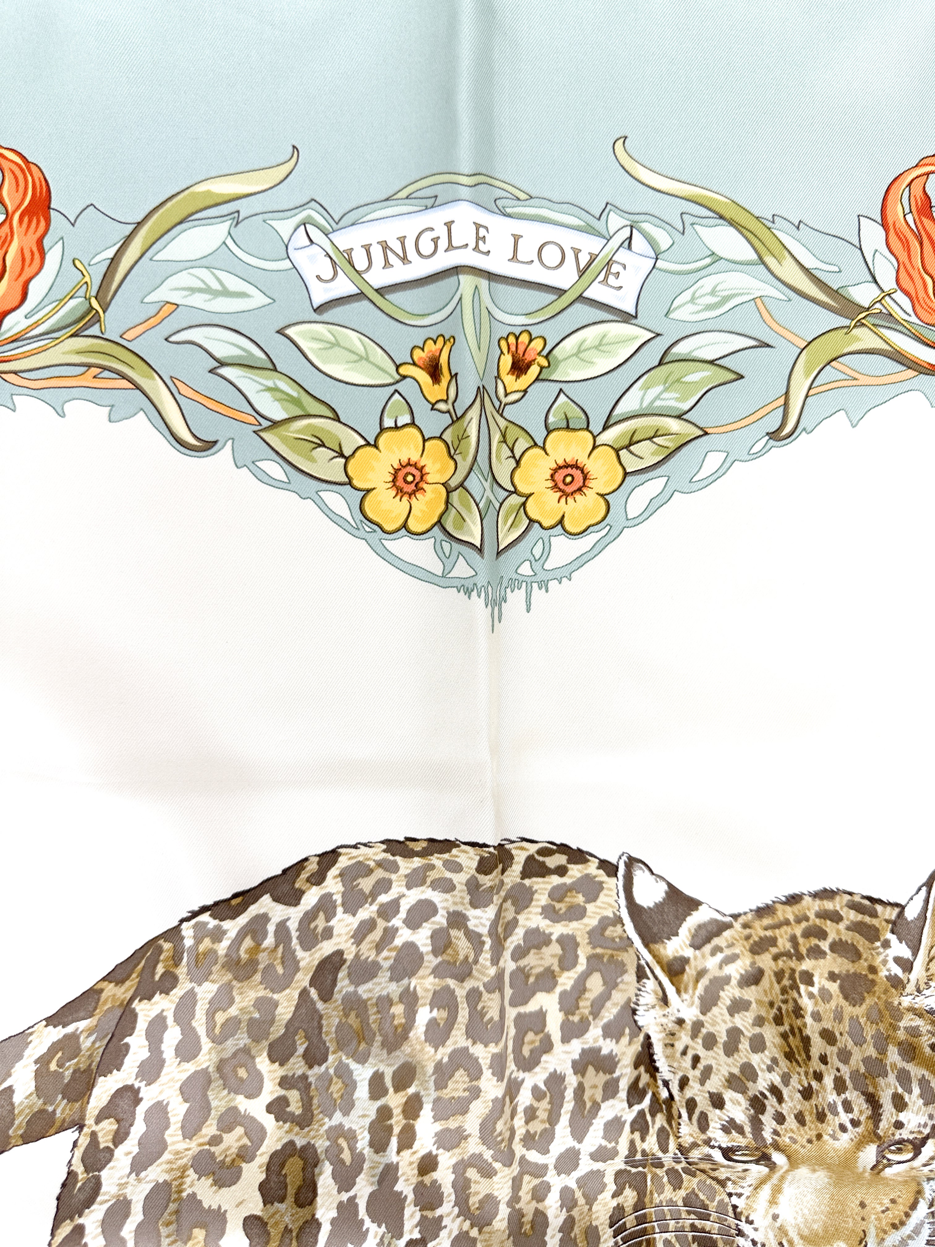 Hermes Jungle Love Forever 90cm Silk Scarf