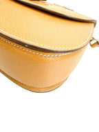 Gucci Small Beige Leather 1947 Bamboo Bag