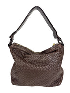 Bottega Veneta Brown Intrecciato Hobo Bag