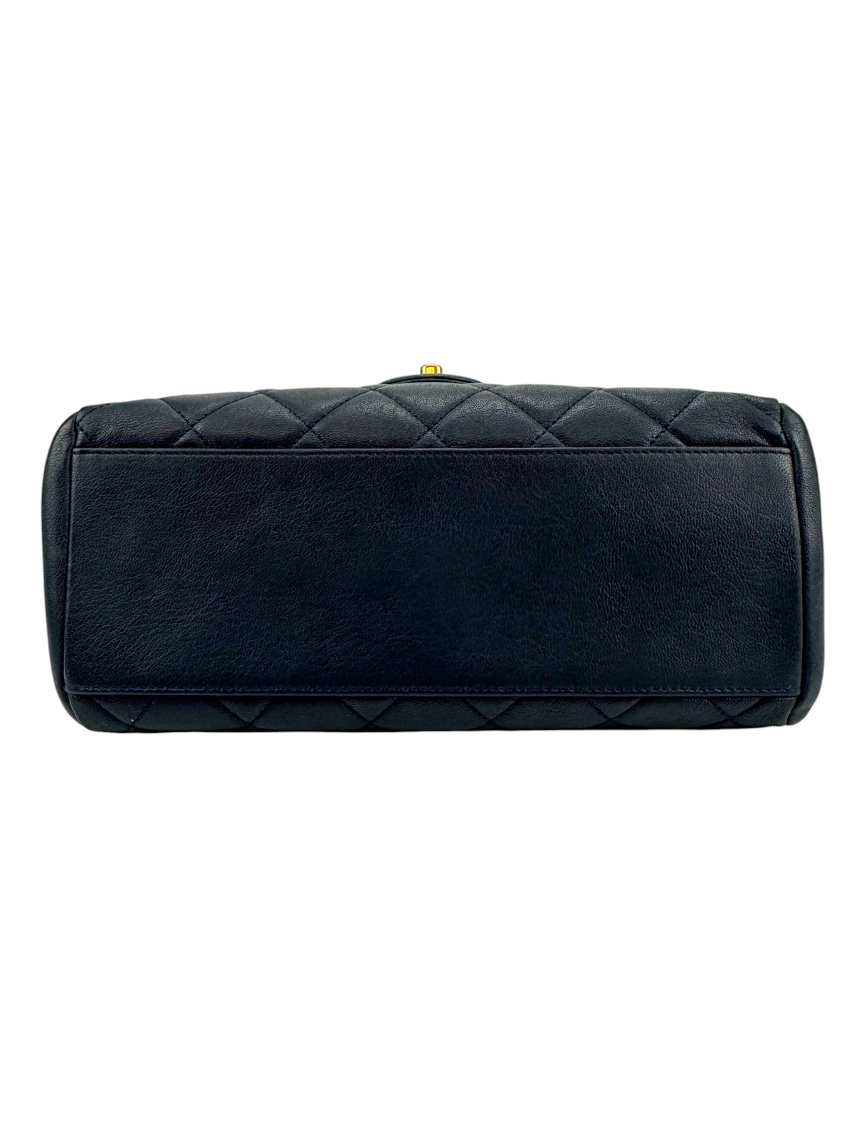 Chanel Navy Paris-Rome Trapezio Flap bag