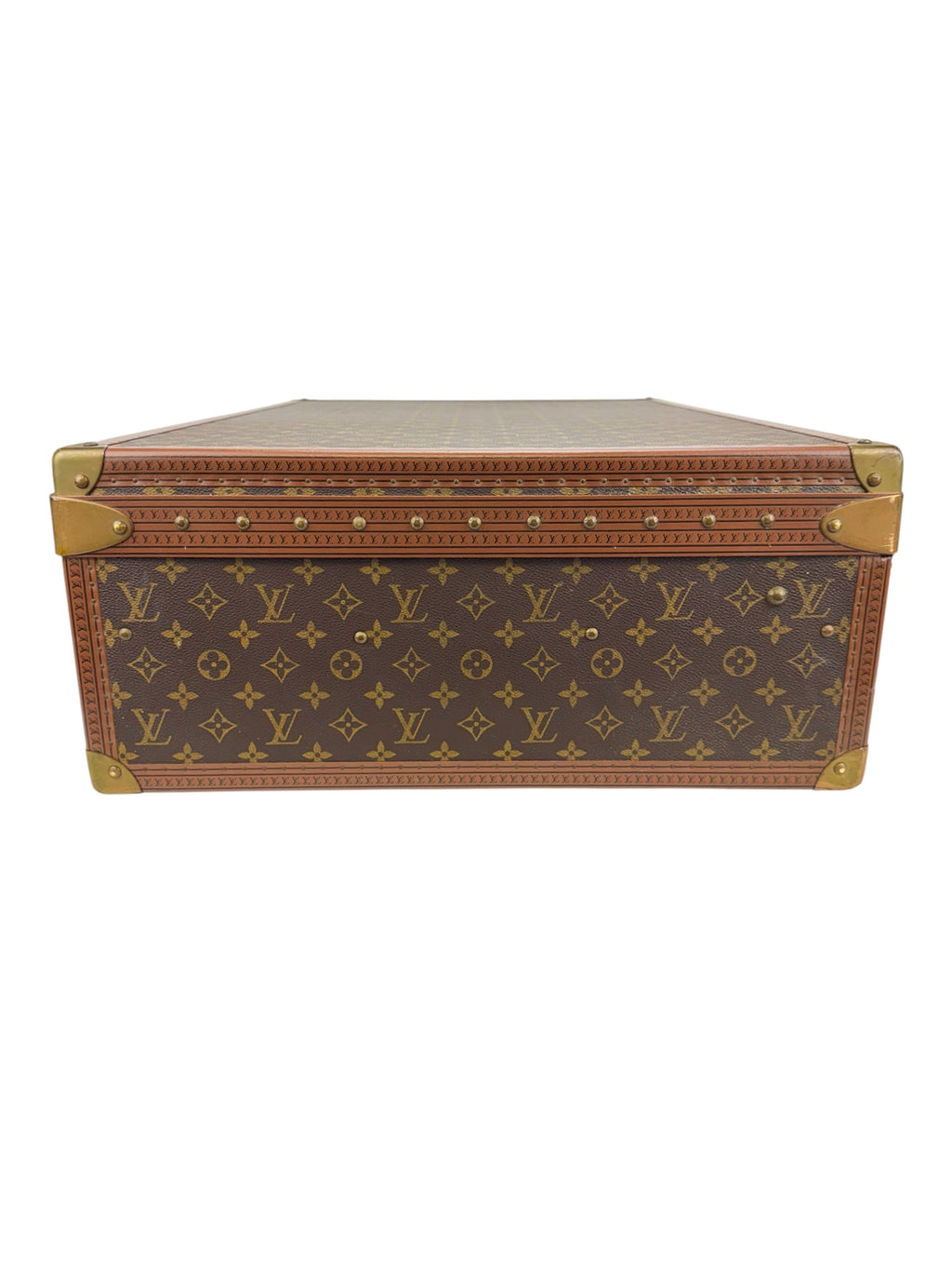 Louis Vuitton Vintage Monogram Alzer Trunk 75