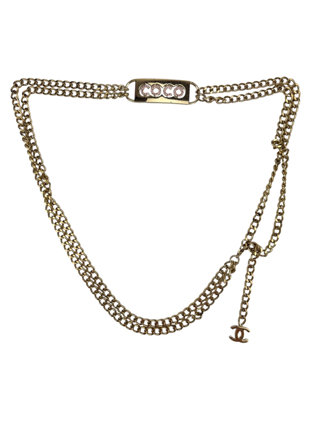 Chanel Double Chain Link Belt