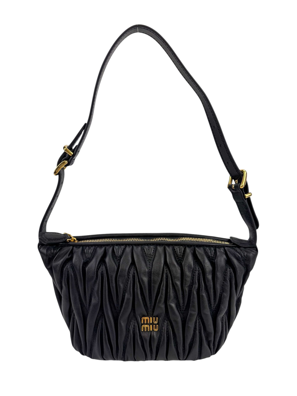 Miu Miu Black Nappa Wander Mini Bag