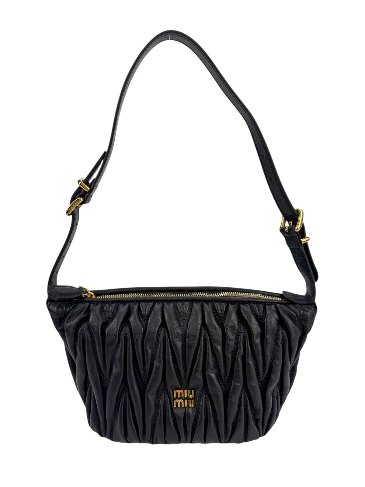 Miu Miu Black Nappa Wander Mini Bag