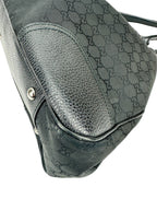 Gucci Black Canvas Princy Tote Bag