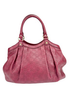 Gucci Magenta Guccissima Top Handle Bag