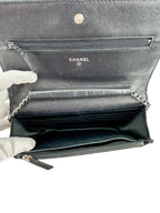 Chanel Black Quilted Lambskin Wallet On Chain (WOC)