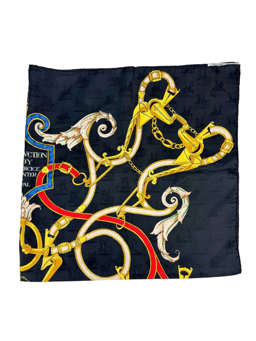 Hermès Black 90cm Scarf