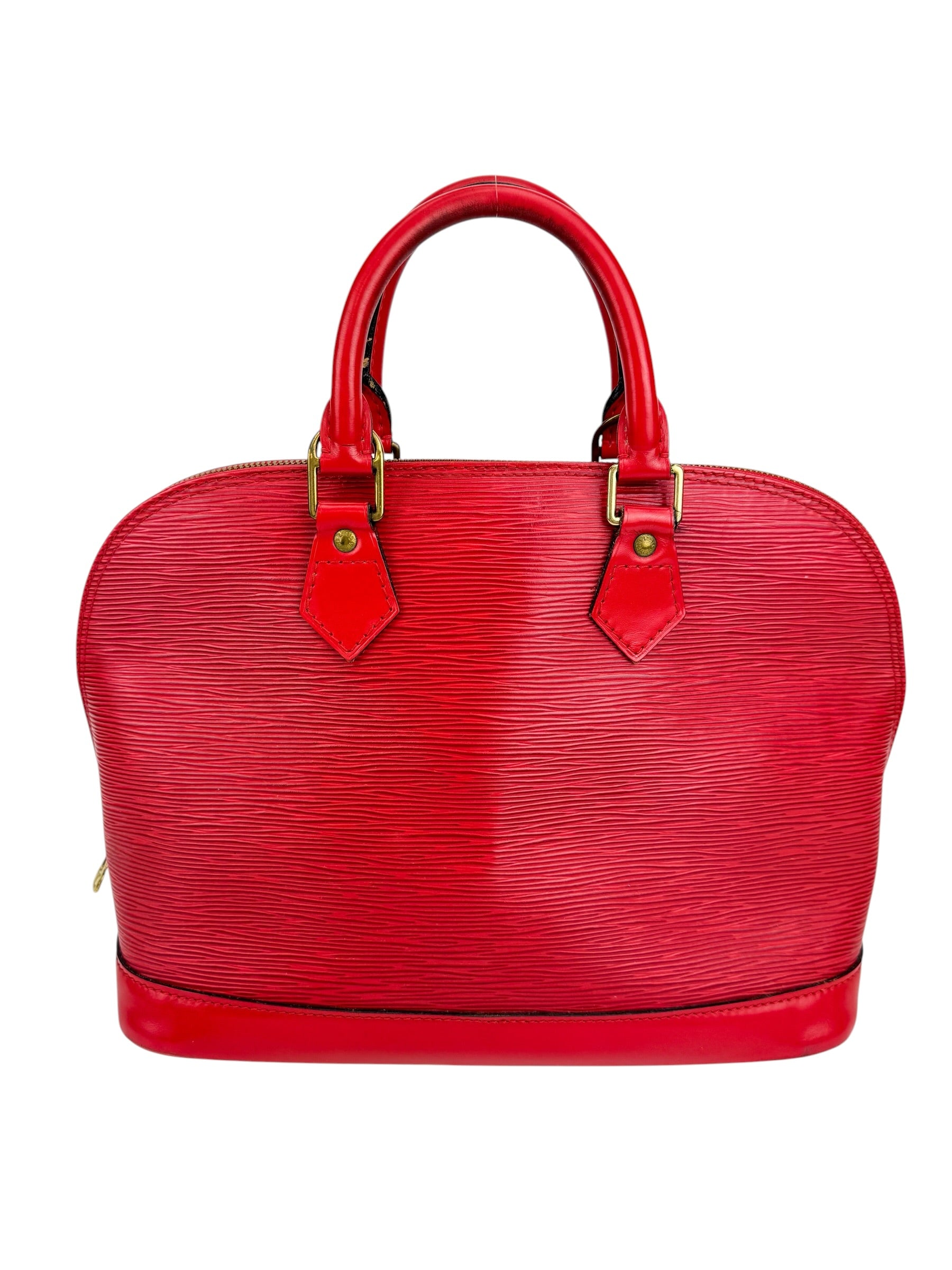 Louis Vuitton Red Epi Alma PM