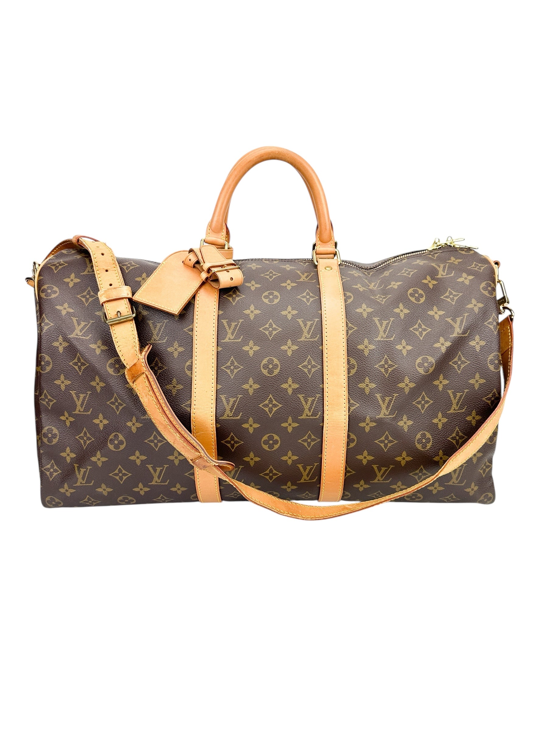 Louis Vuitton Vintage Monogram Bandouliere Keepall 50